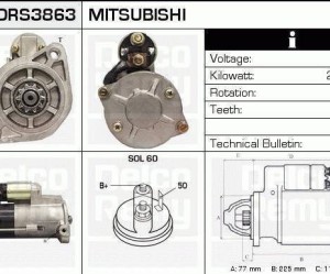 Arbre de cardan Mitsubishi Canter