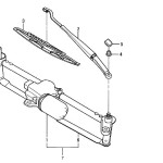 Balai d'essuie-glace Daewoo Gentra