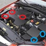 Cache de la courroie Mazda Premacy