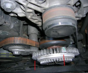 Galet tendeur de distribution Audi A4