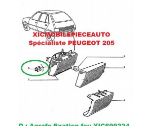 Feux antibrouillard Peugeot J9