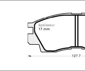 Plaquettes de frein Mitsubishi Space Runner