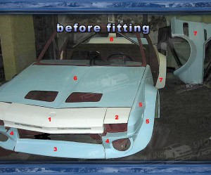 Spoiler Fiat X1 9